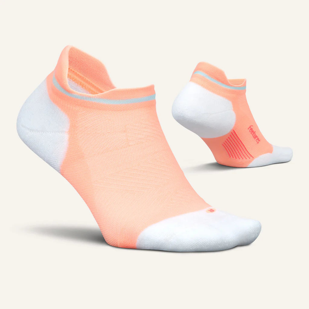 Feetures Freestyle Elite Max Cushion Tab Socks in Vibrant Reef Color