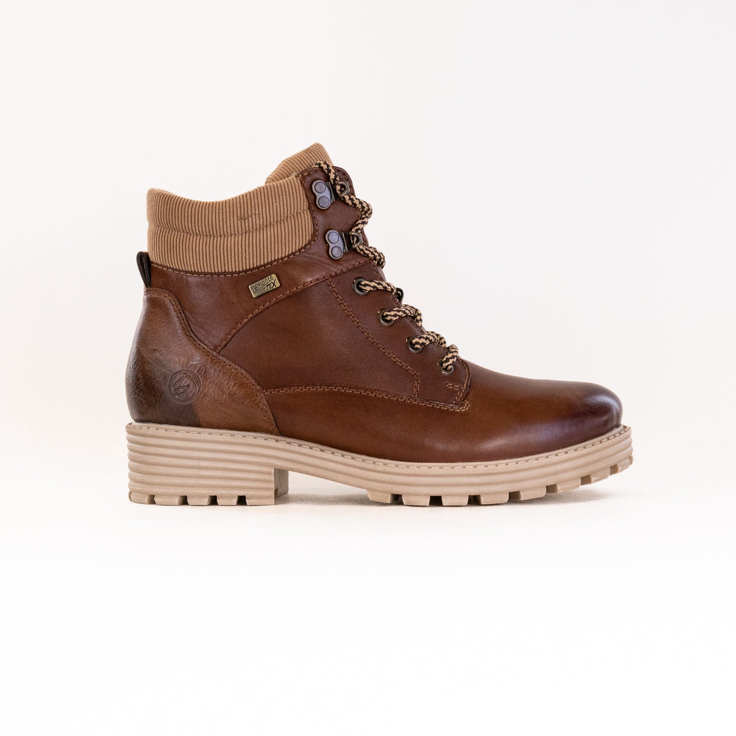 Stylish Women's Brown Remonte D0W75-22 Lace-up Outdoor Boots