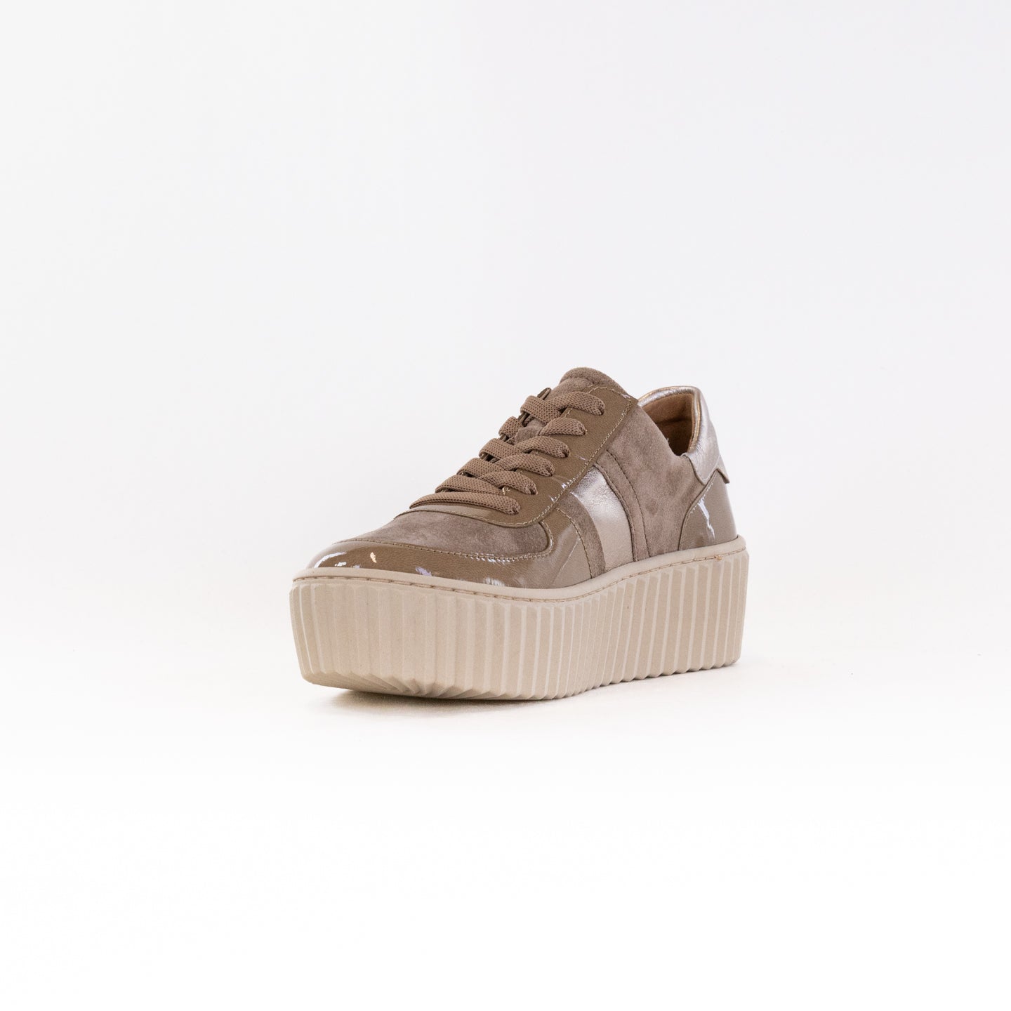 Gabor Women's Taupe Combination 53.203.14 Casual Sneakers