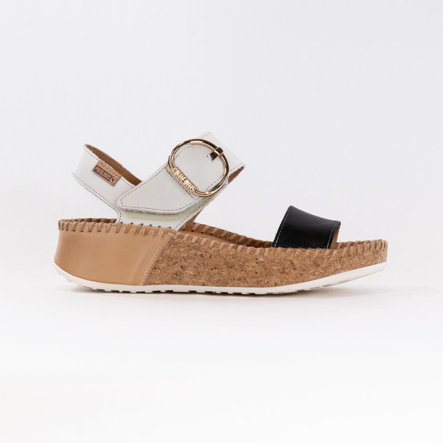 Pikolinos Women's Black Marina W1C - 0709C1 Sandals with Decorative Buckle