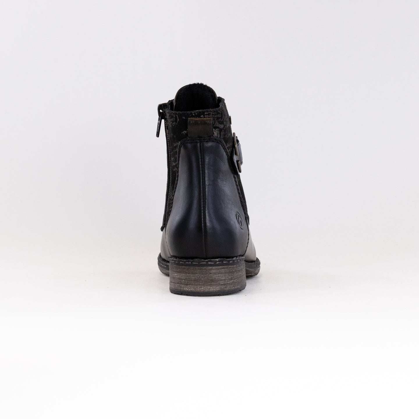 Women's Black Remonte Chandra 81 Ankle Boots with Comfort Features