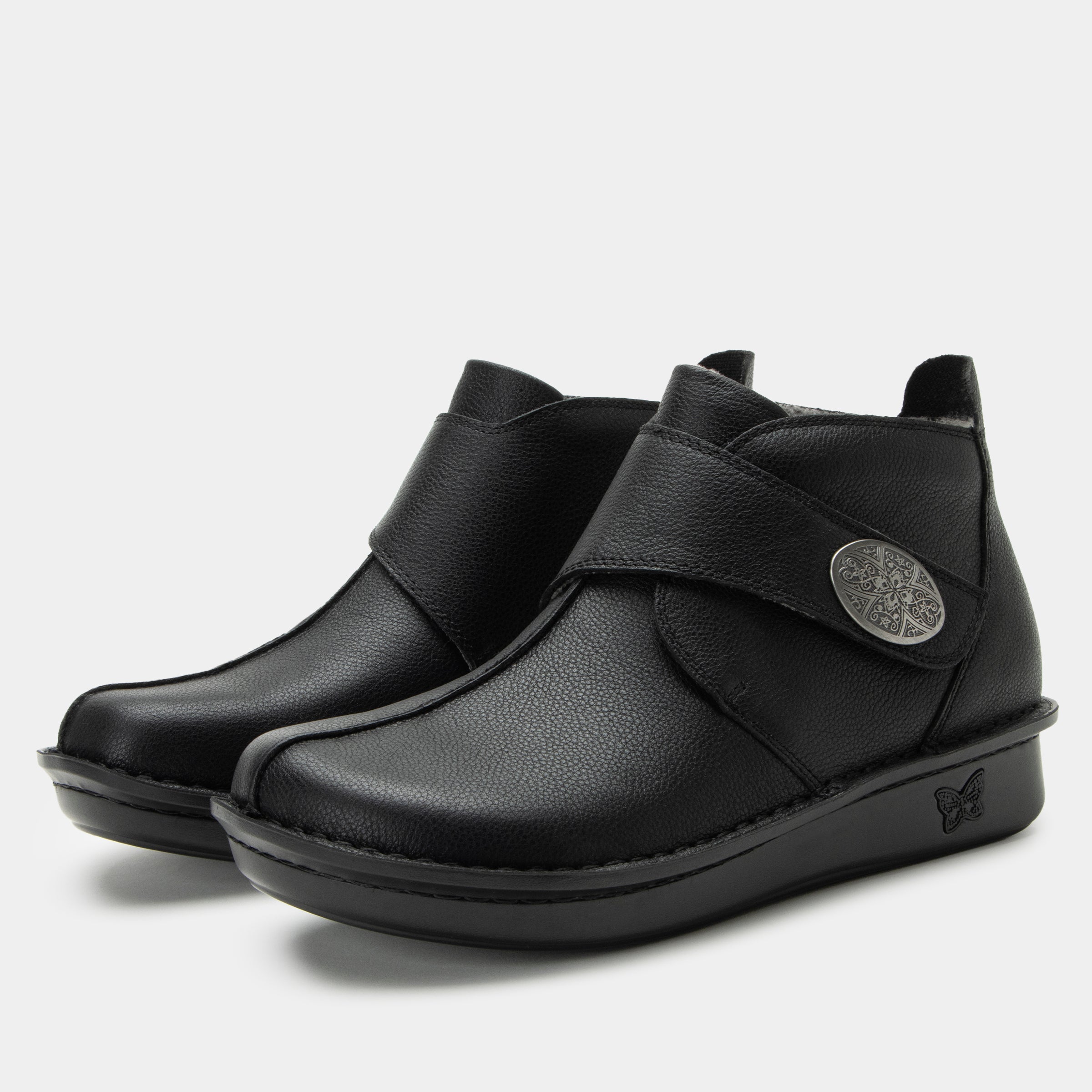 Alegria Women's Casual Upgrade Black Caiti Ankle Boots