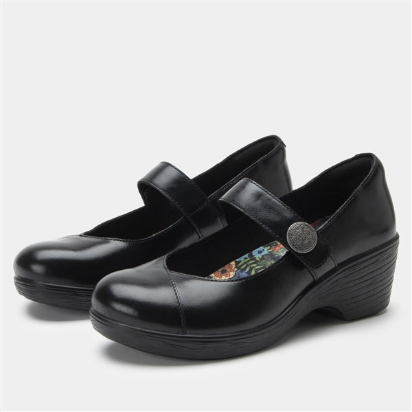 Women's Alegria Sofi - Stylish Noir Wedge Shoes