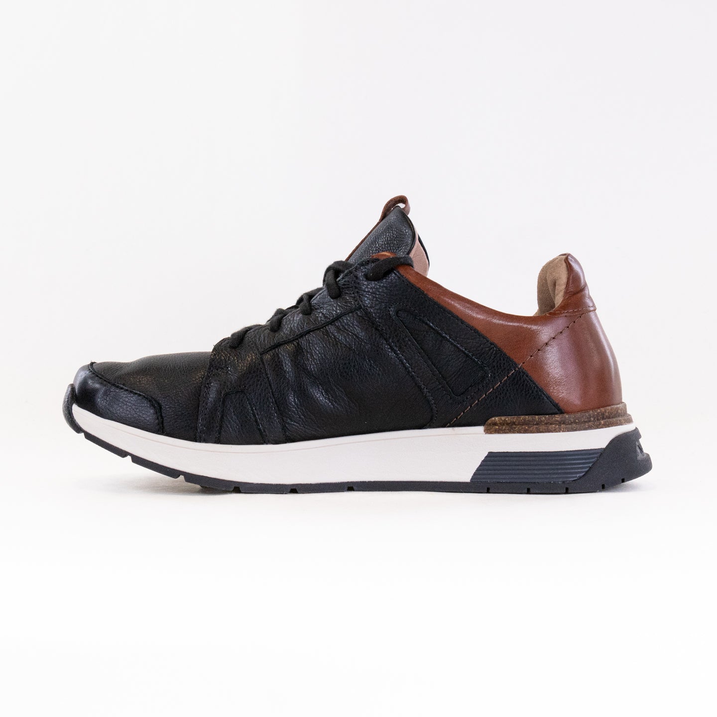 Naot Men's Magnify Soft Chestnut Black Leather Shoes