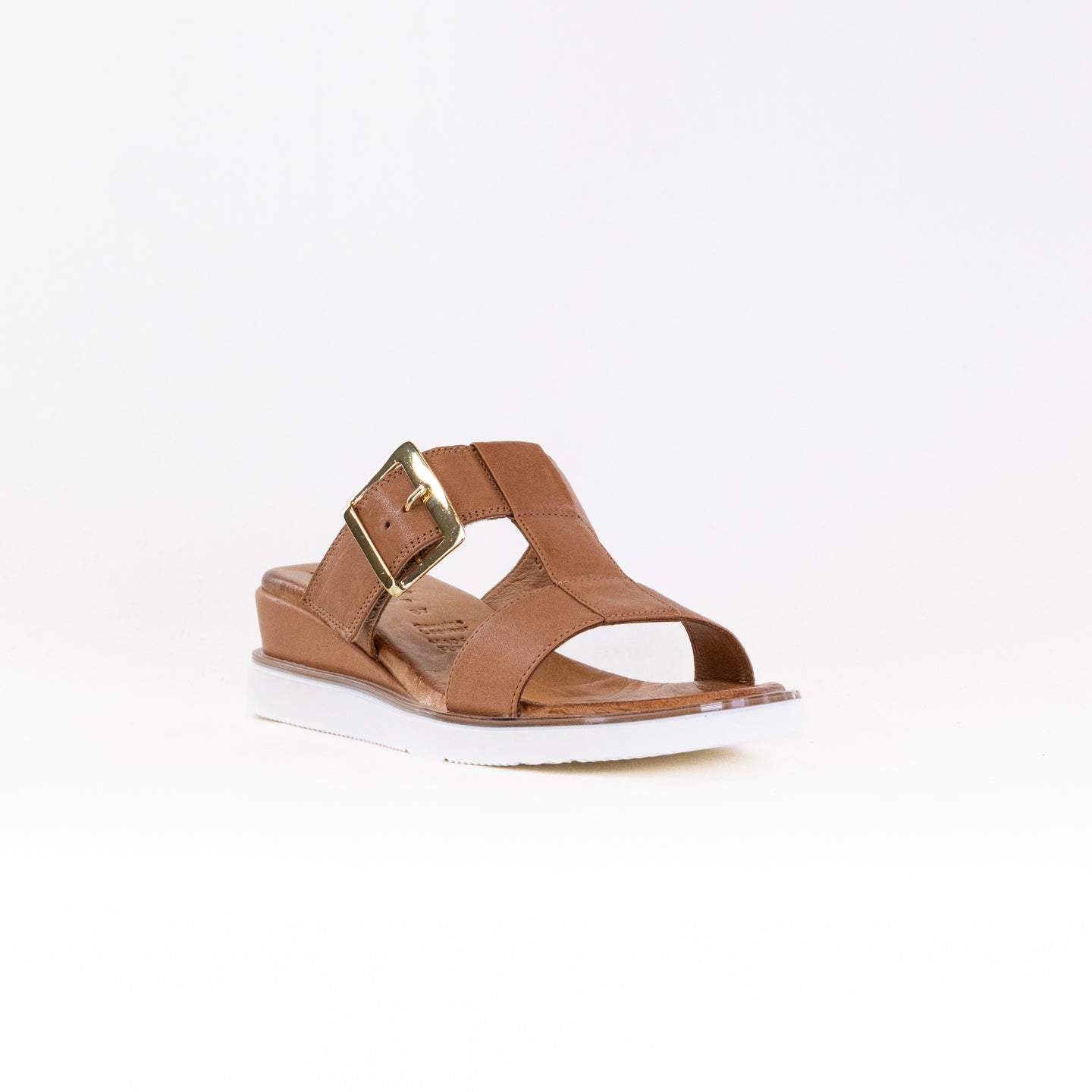 Spring Step Women's Seaport Wedge Sandals in Camel Color