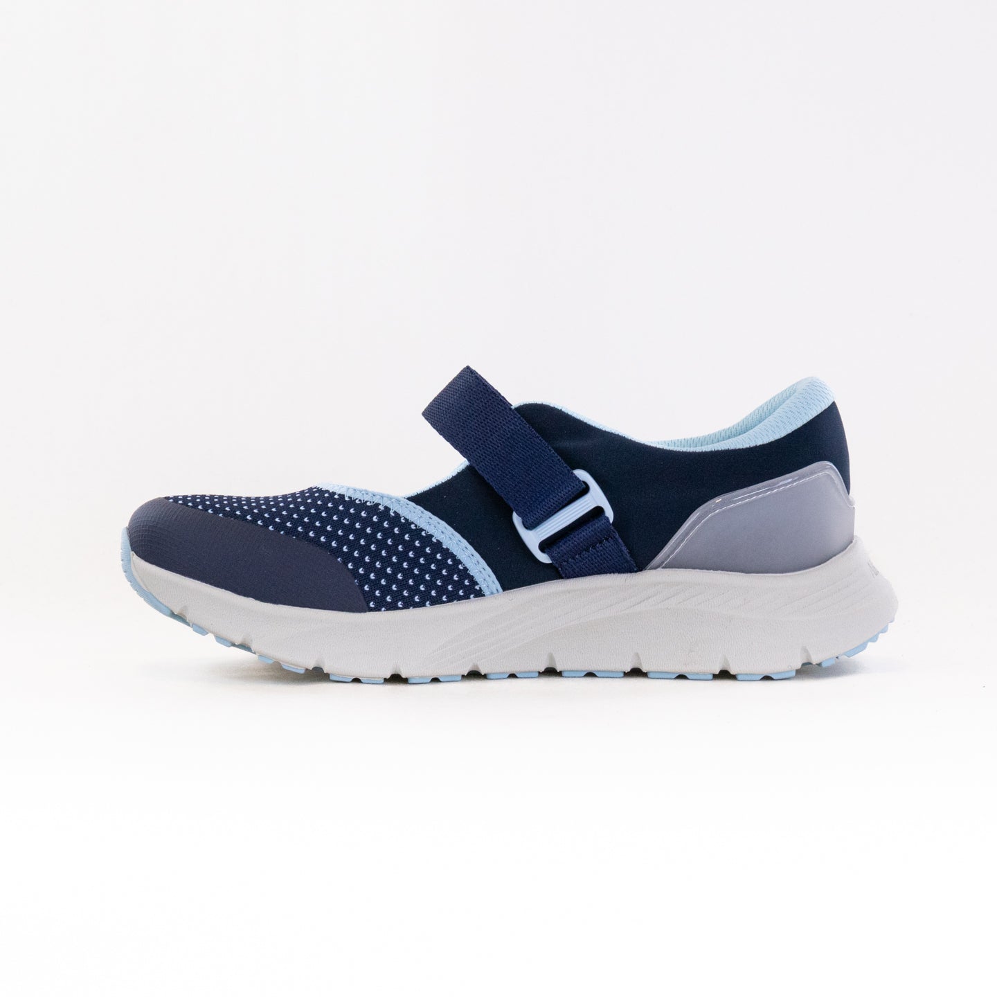 Alegria Atlis Women's Blue Ice Mesh Athletic Shoes with Charm