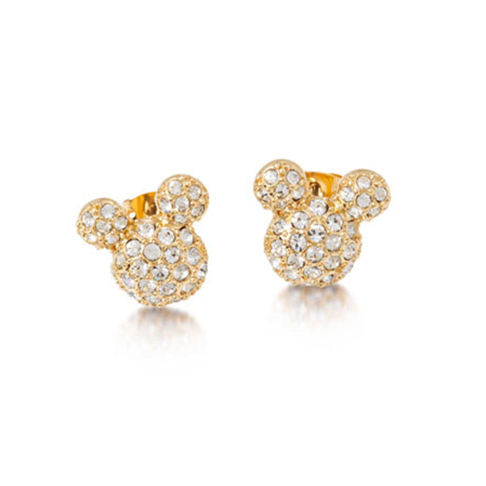 Disney Mickey Mouse Inspired Crystal Stud Earrings for True Fans