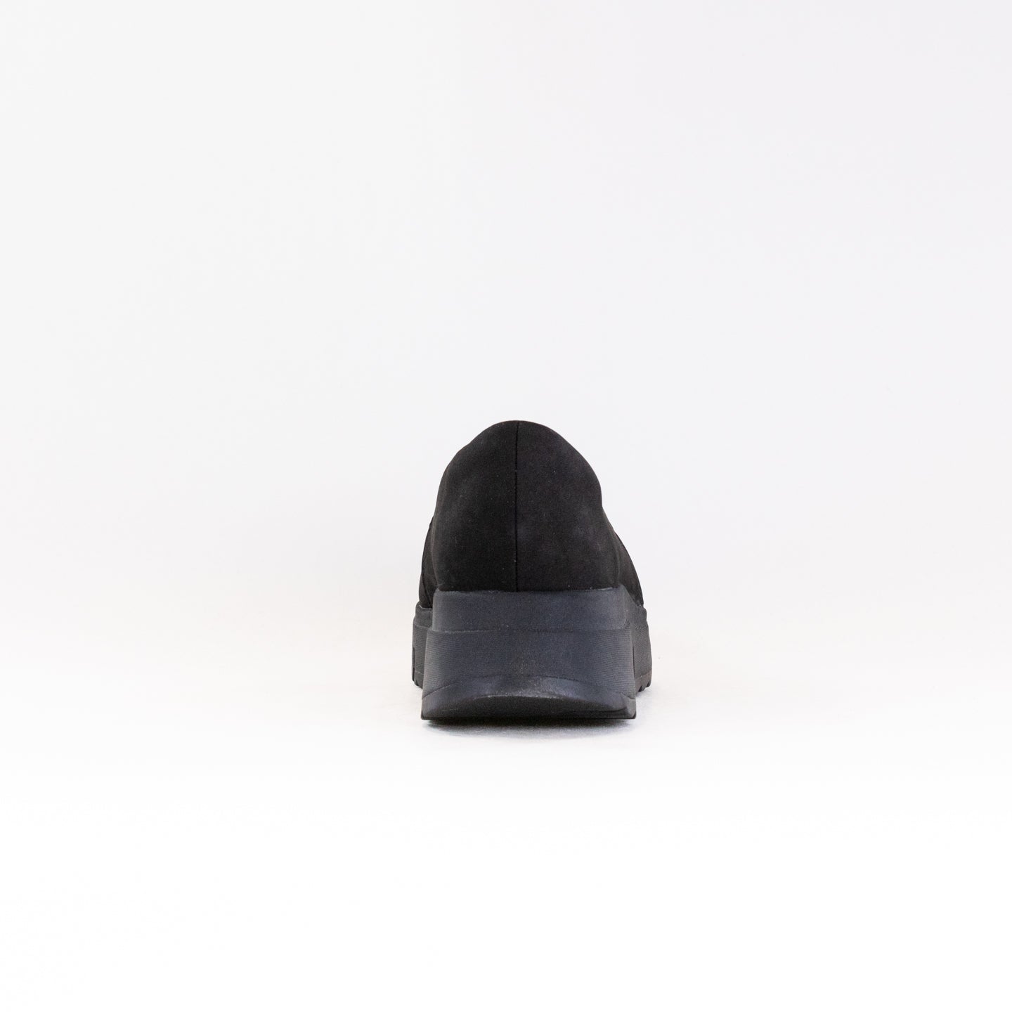 Women's Clark's Loriini West Black Slip-on Shoes with Chunky Wedge Heel