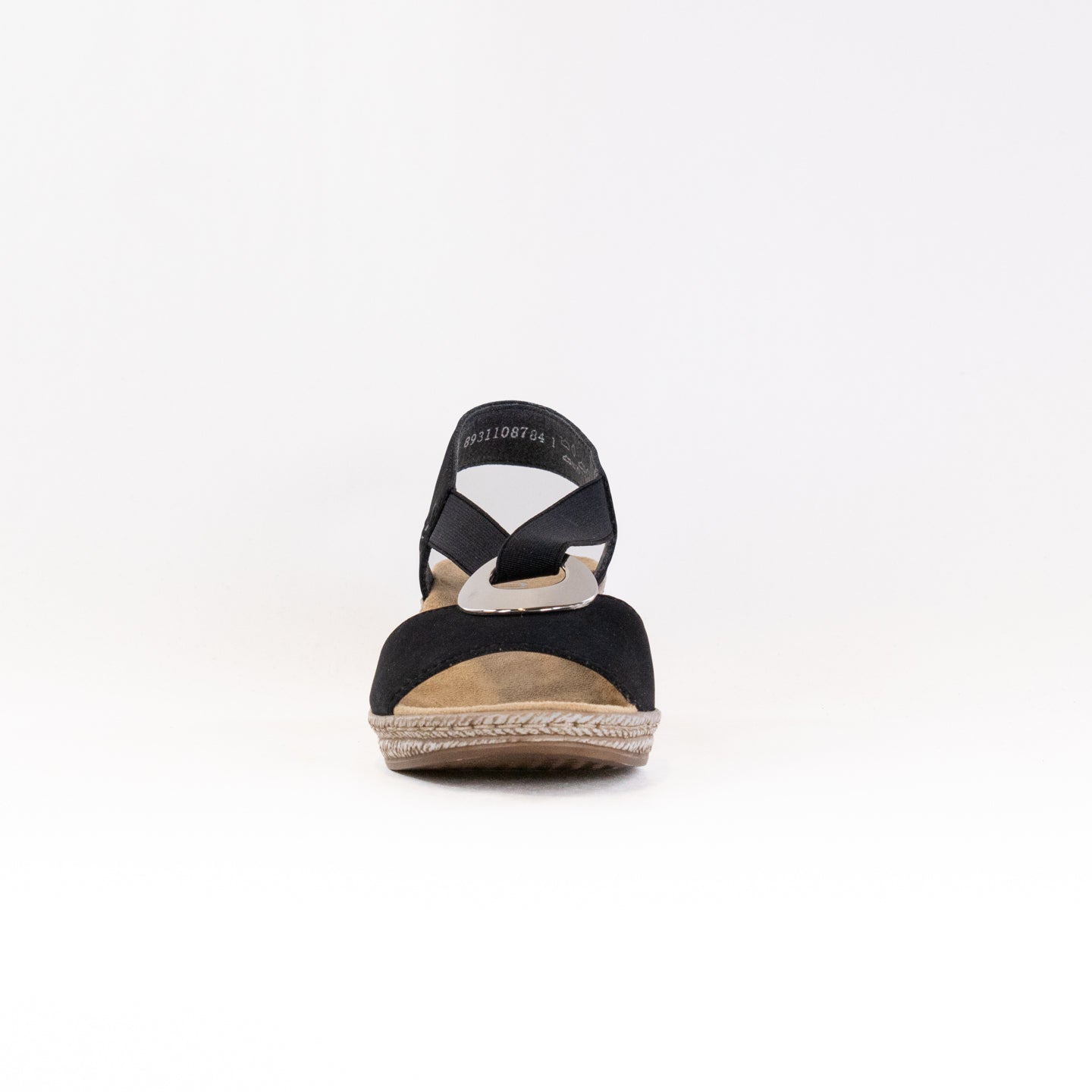 Stylish Women's Black Rieker Fanni Sandals for Summer