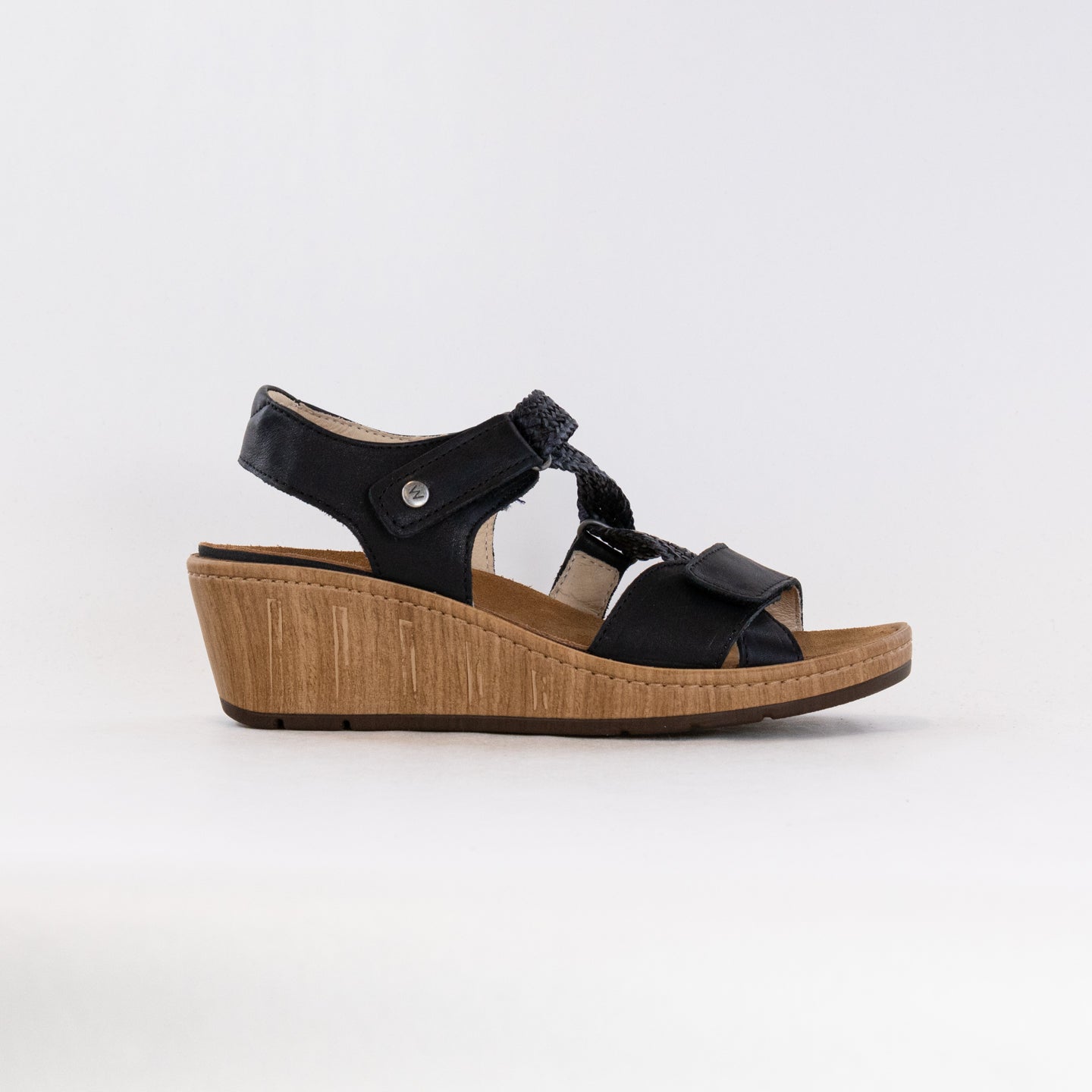 Wolky Women's Elegant Black La Jolla Summer Sandals
