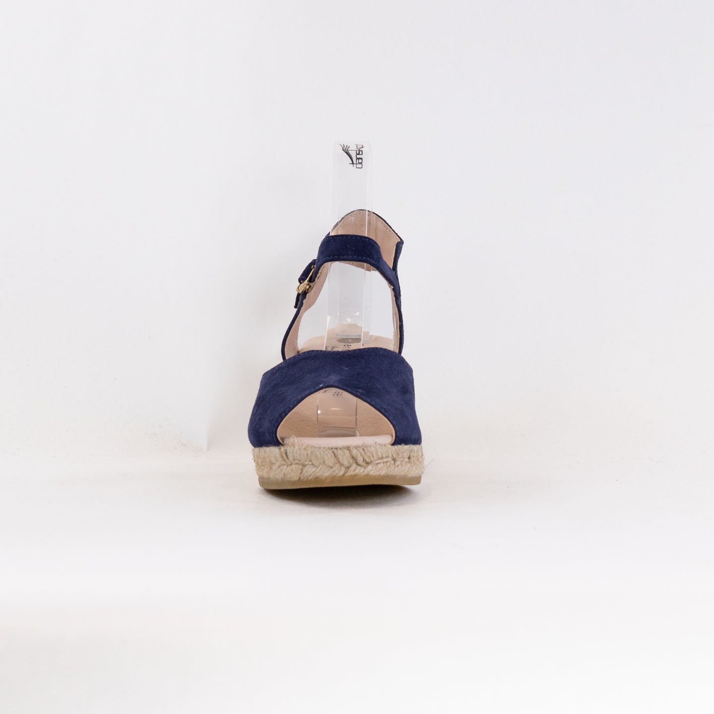 Navy Suede Women's Eric Michael Roundy Stylish Wedge Sandals