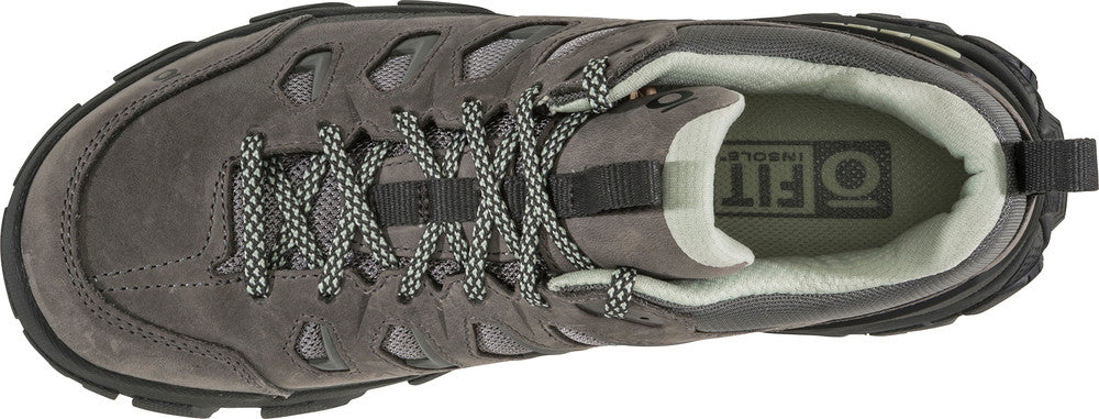 Women's Oboz Sawtooth X Low Waterproof Hiking Shoes in Hazy Gray