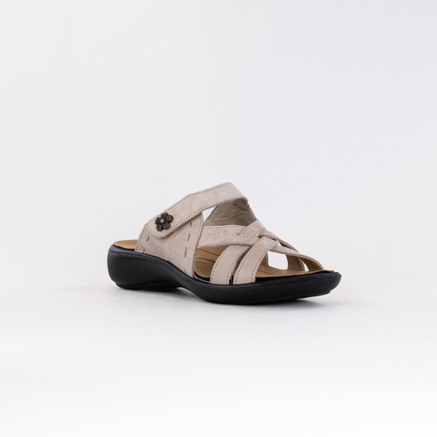 Romika Ibiza 99 Women's Slide Sandals in Beige Color