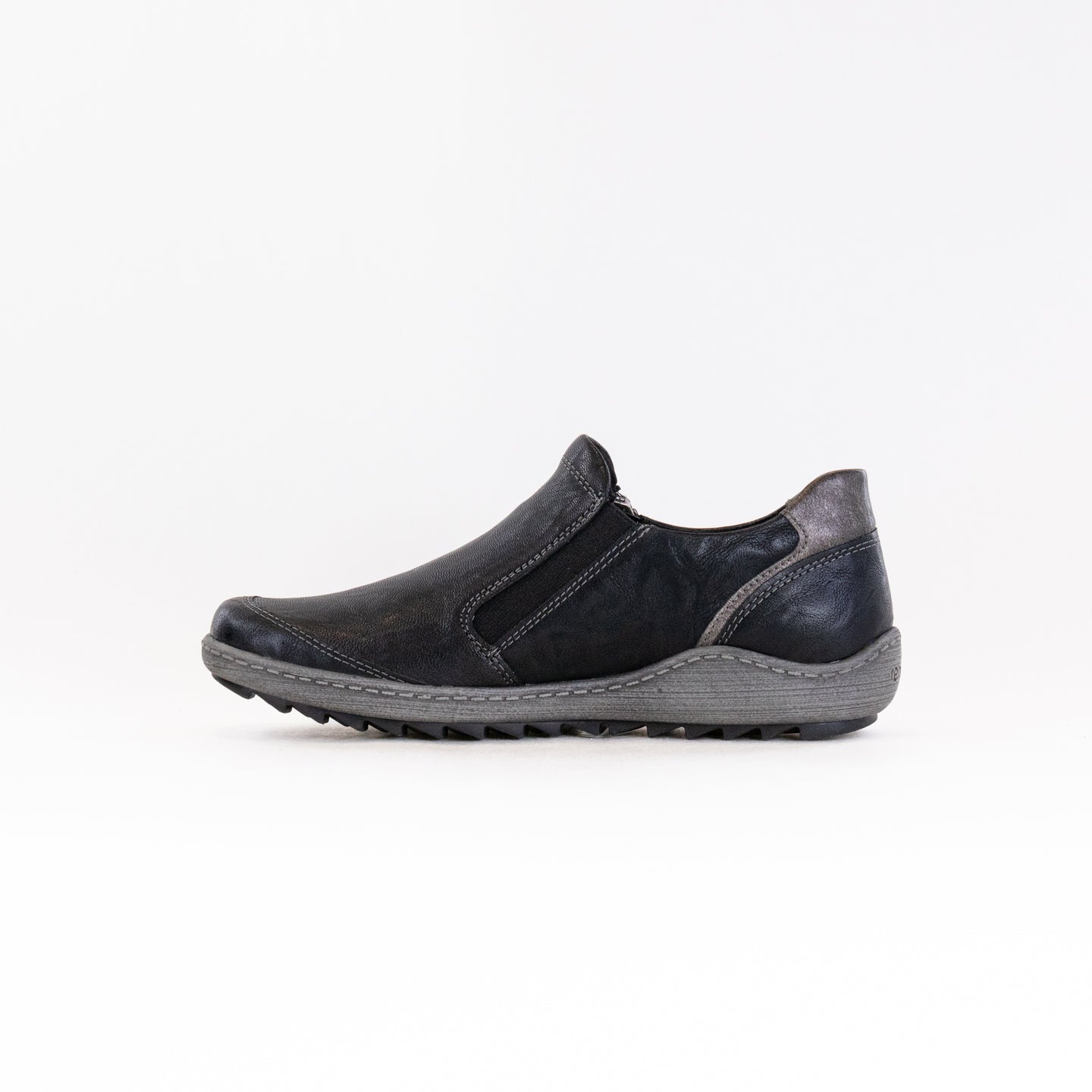 Remonte R1428 Women's Black Zipper-up Comfort Shoes