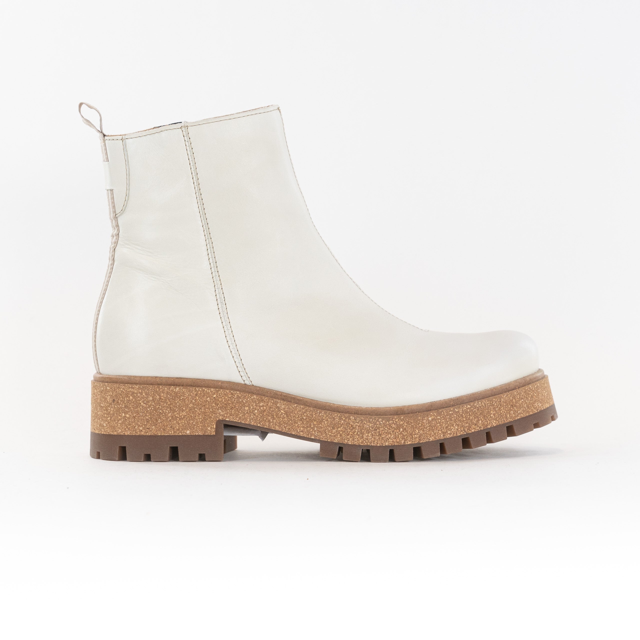 Taos Women's Downtown Eggshell Smooth European Leather Boots