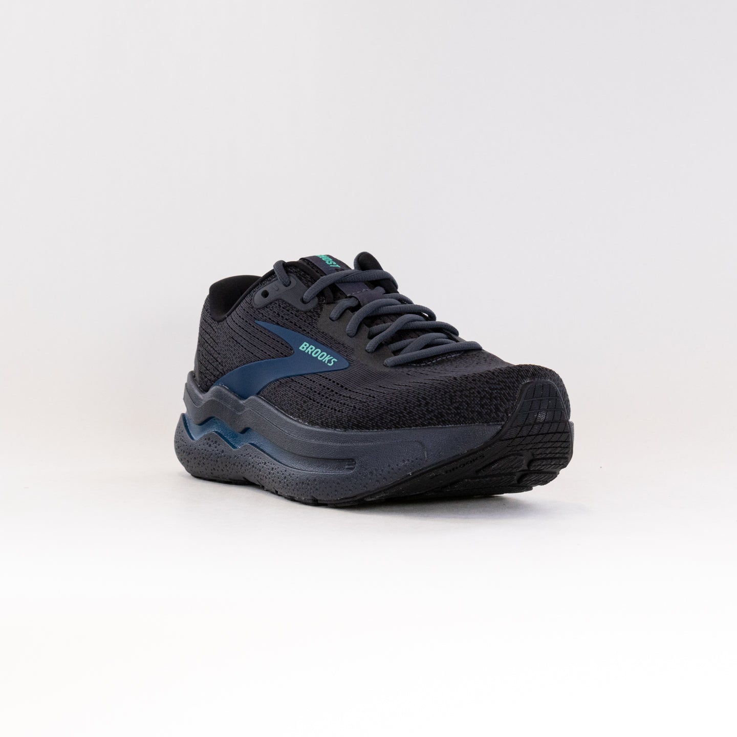 Men's Brooks Ghost Max 2 - Ebony, Cockatoo & Blue Sapphire Running Shoes