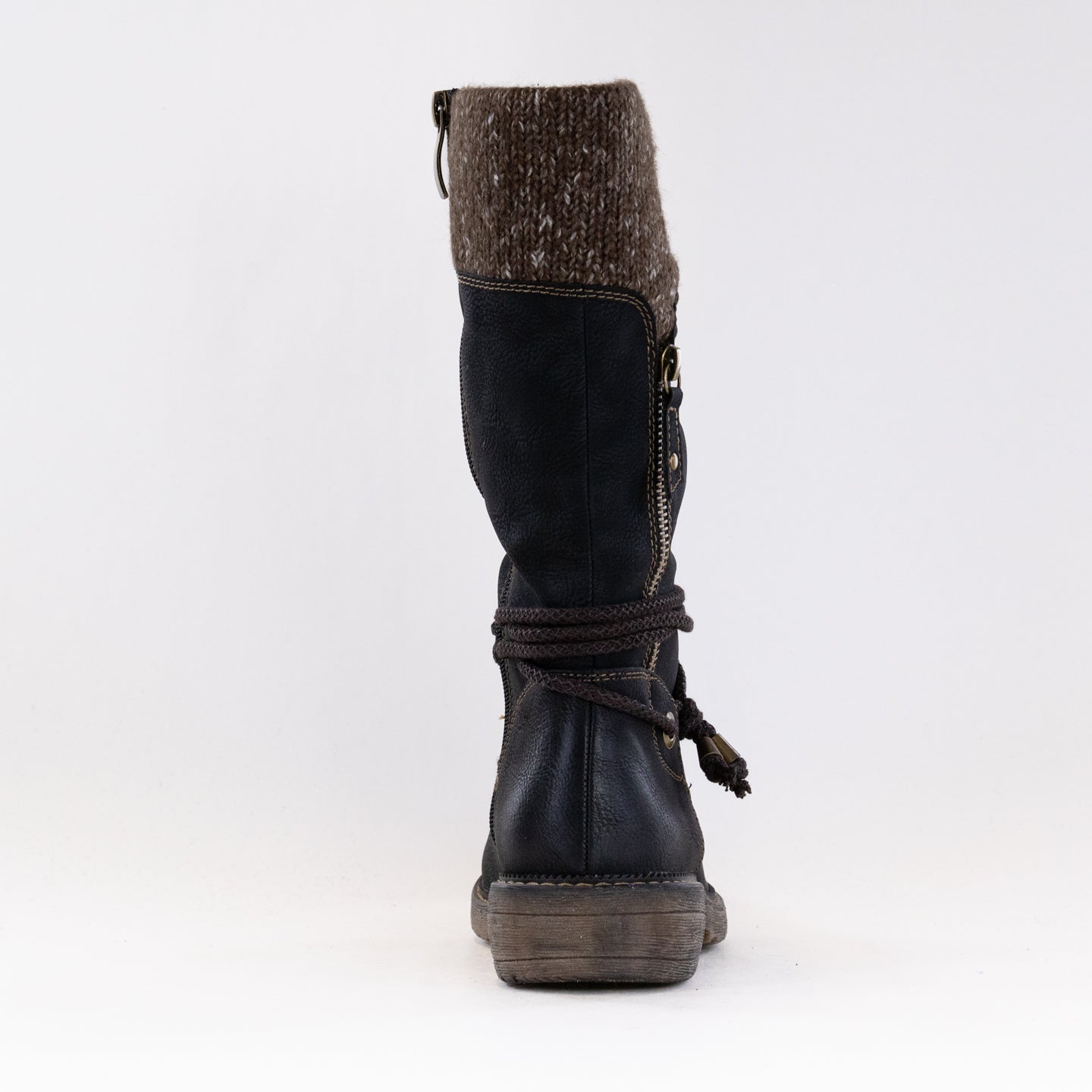 Women's Spring Step Acaphine Pull - on Water - Resistant Boots in Classic Black