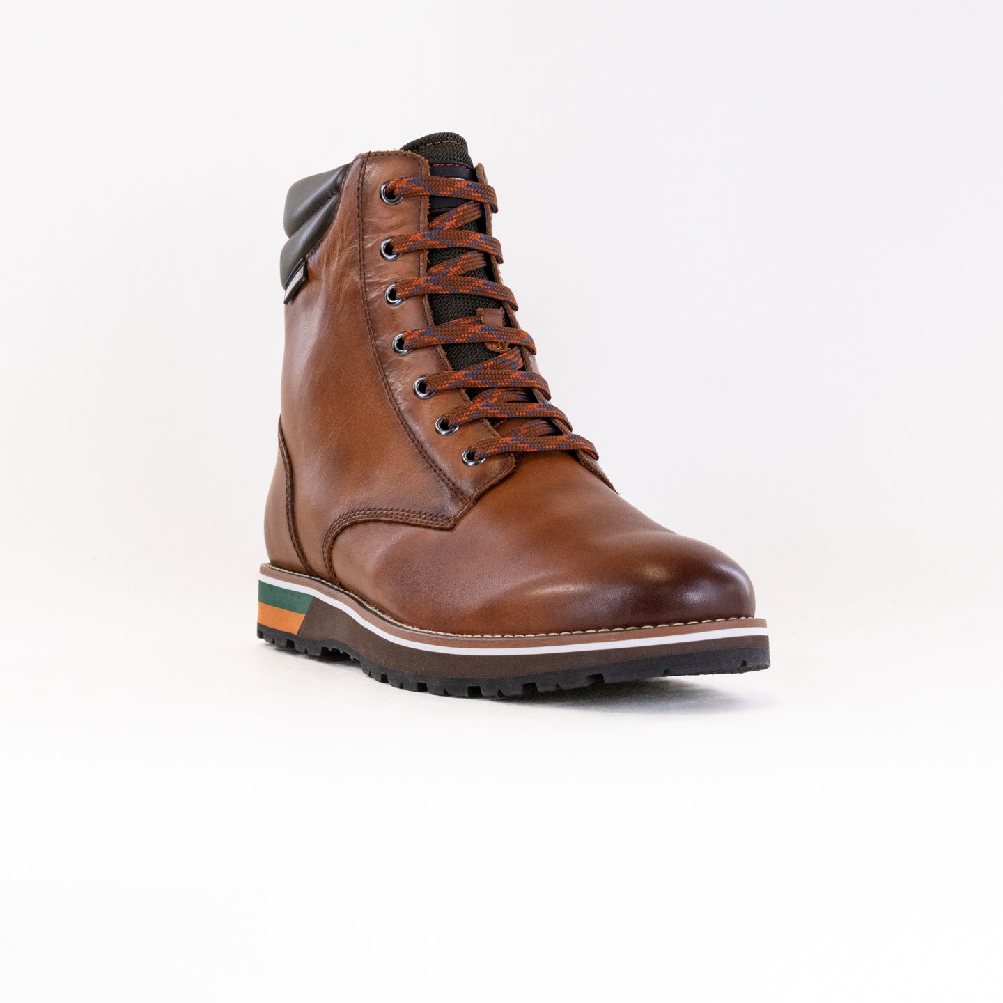 Pikolinos Pirineos Men's Dress Shoes - Brandy Calfskin Leather Model M6S - 8113C1