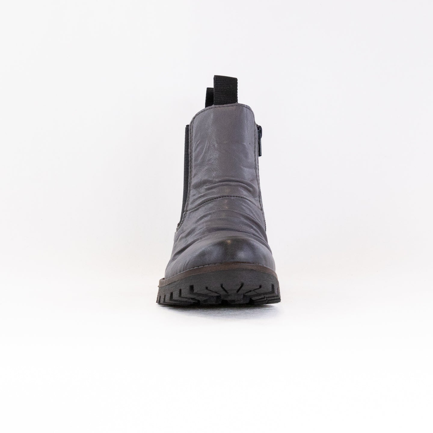 Stylish Women's Rieker Payton 78555 Chelsea Boots in Arctic Grey and Black