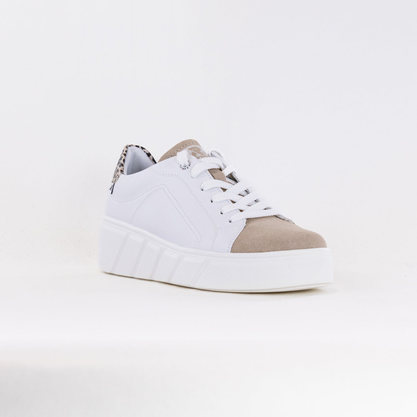Stylish Rieker Women's White W0501-81 Champagne - Colored Sneakers