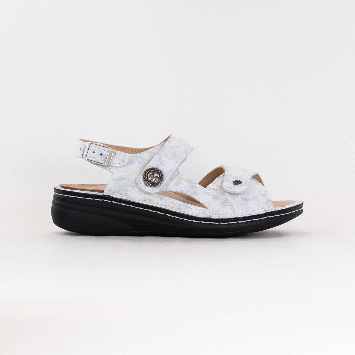 Finn Comfort Women's Barbuda Diva Blue - Premium Adjustable Sandals
