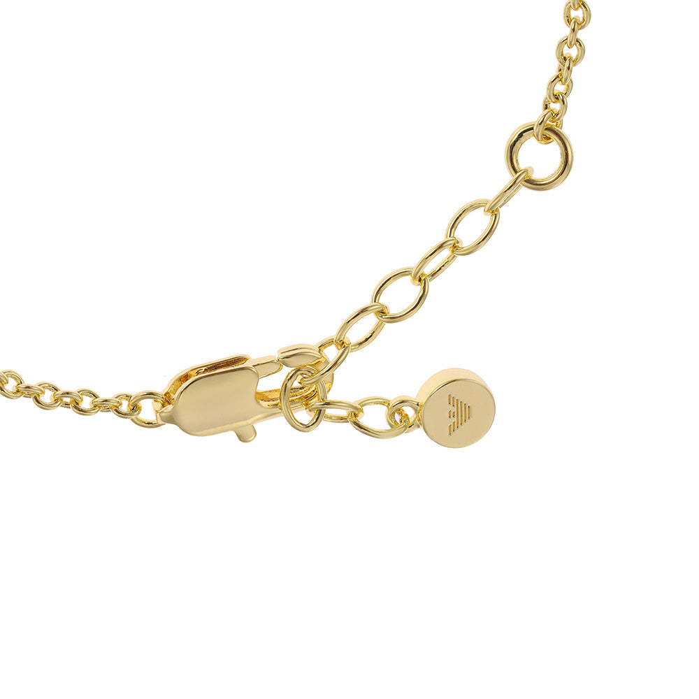Stylish Emporio Armani Gold - Plated Brass Sentimental Cubic Zirconia Fashion Bracelet