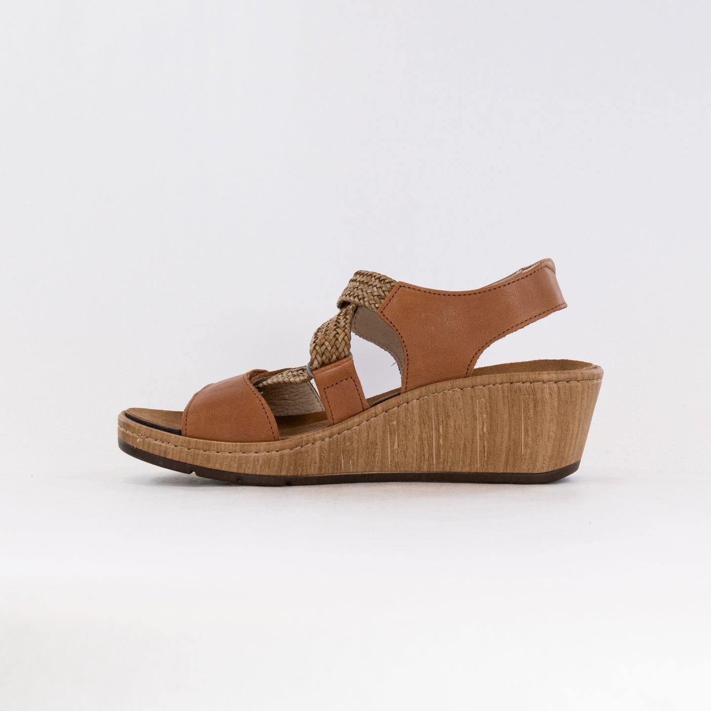 Women's Wolky La Jolla Sandals in Cognac - Stylish & Comfortable