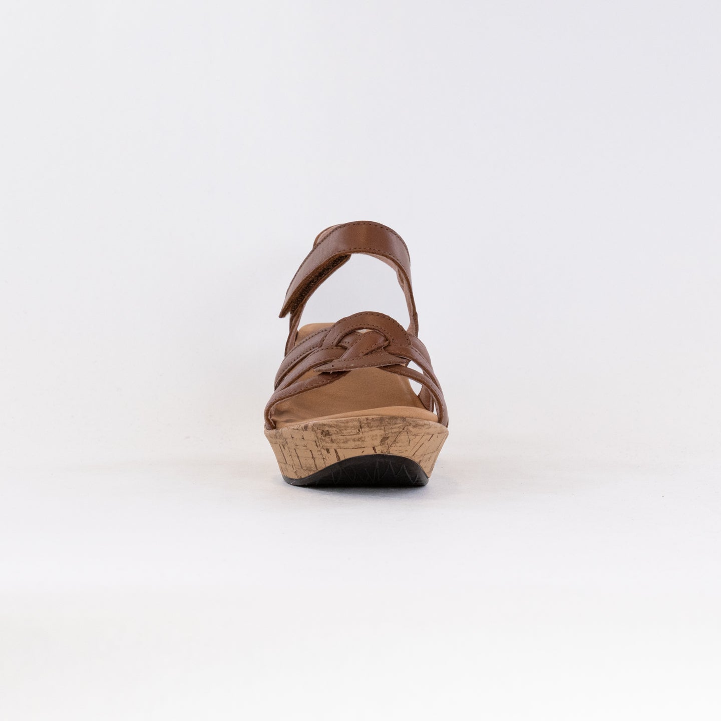 Naot Women's Tropical Strappy Wedge Sandals in Caramel Color