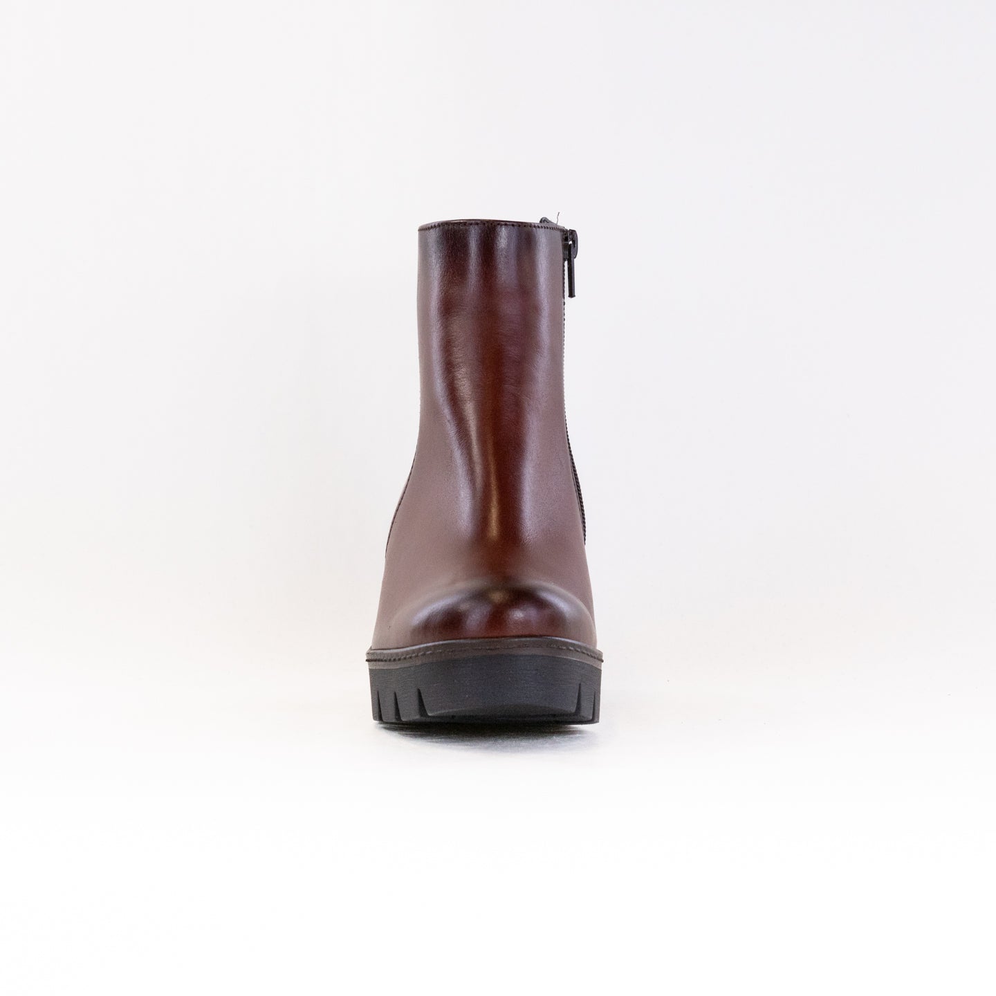 Gabor Women's Brown Leather Wedge Bootie 54.780.24