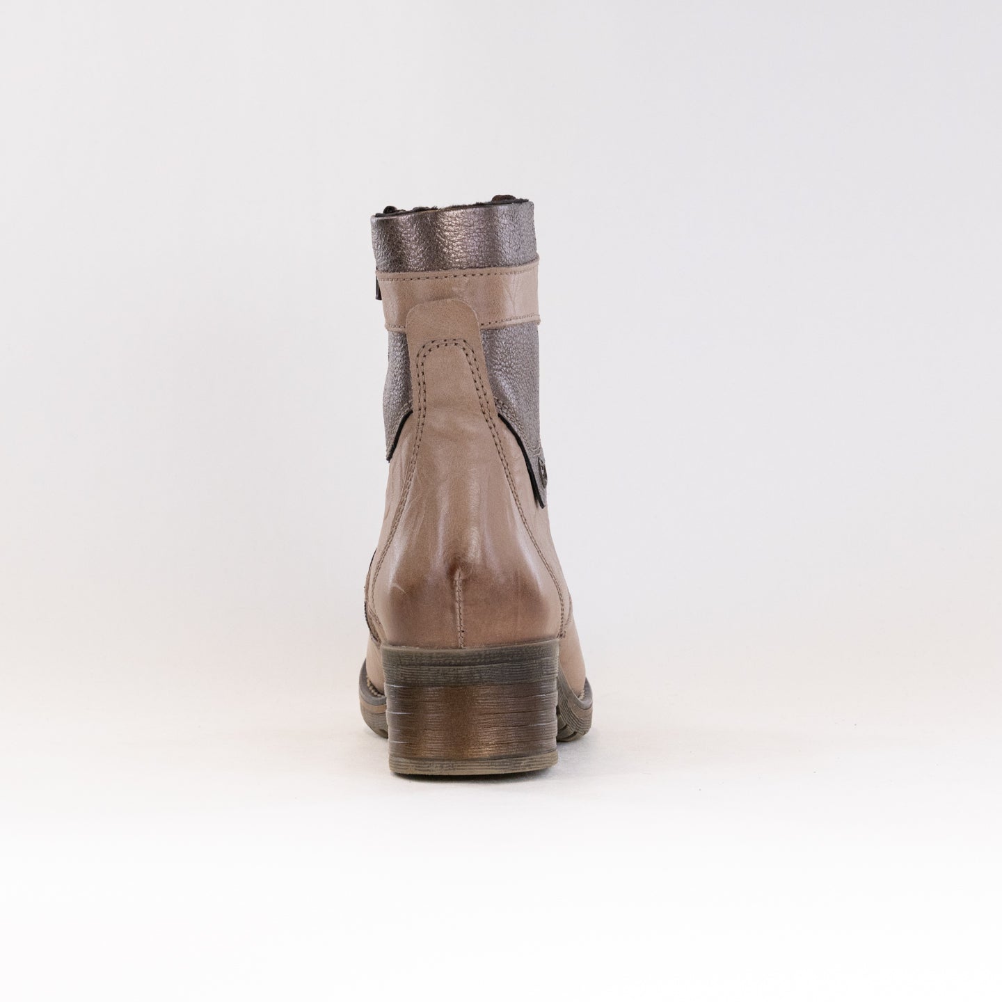 Women's Taupe Metallic Dromedaris Kara Metallic Boots