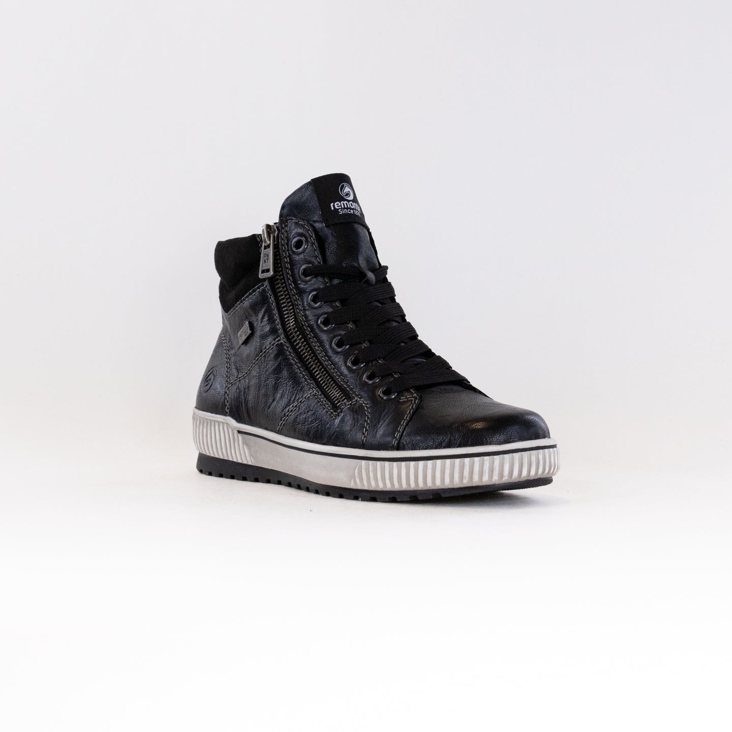 Women's Maditta 72 Waterproof High-Top Remonte Sneakers - Black