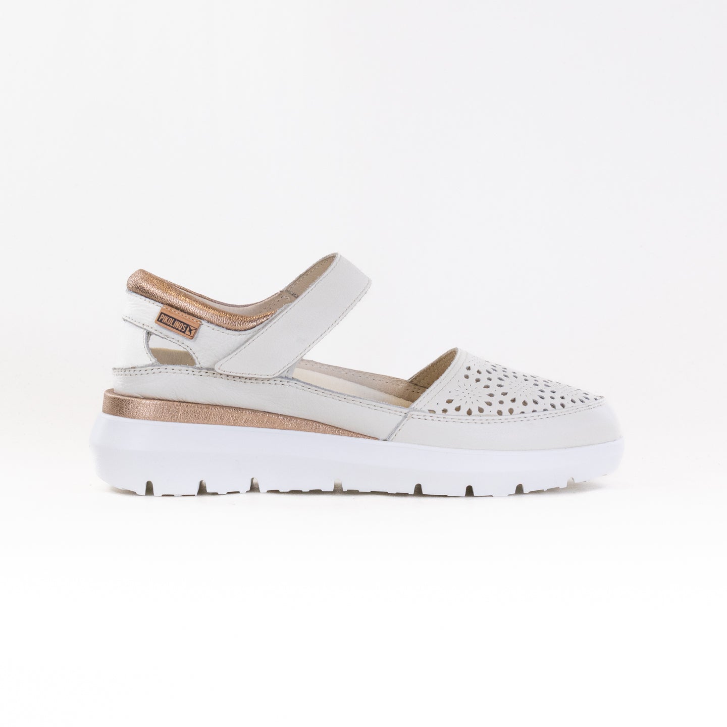 Pikolinos Women's Reuda W2A - 6611C1 Off - White Leather Casual Summer Shoes