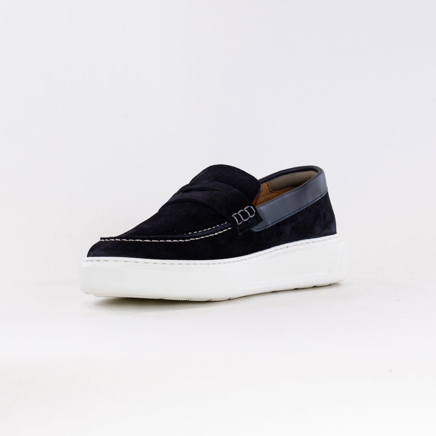 Men's Stylish Summer Navy Suede Ambitious KIT Penny Loafer
