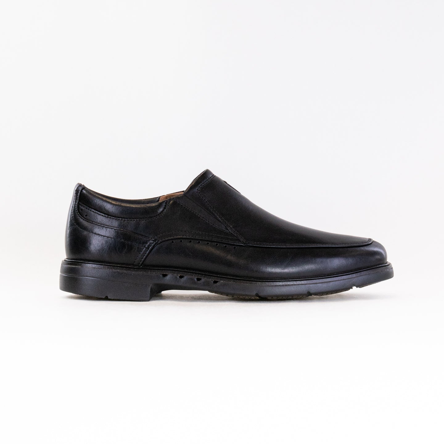 Men's Clarks Un Kendrick Go Dress Shoes in Stylish Black Leather