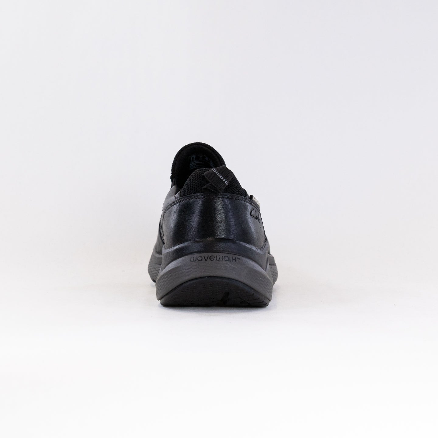 Men's Premium Black Clarks Wave Edge Slip-On Shoes