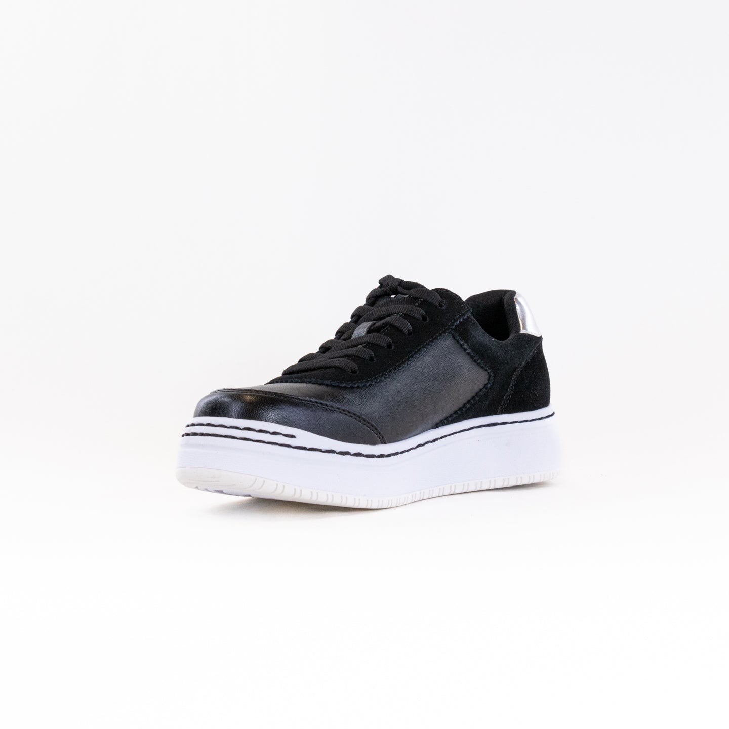Women's Alegria Averie Black Convertible Sneakers with Adjustable Fit