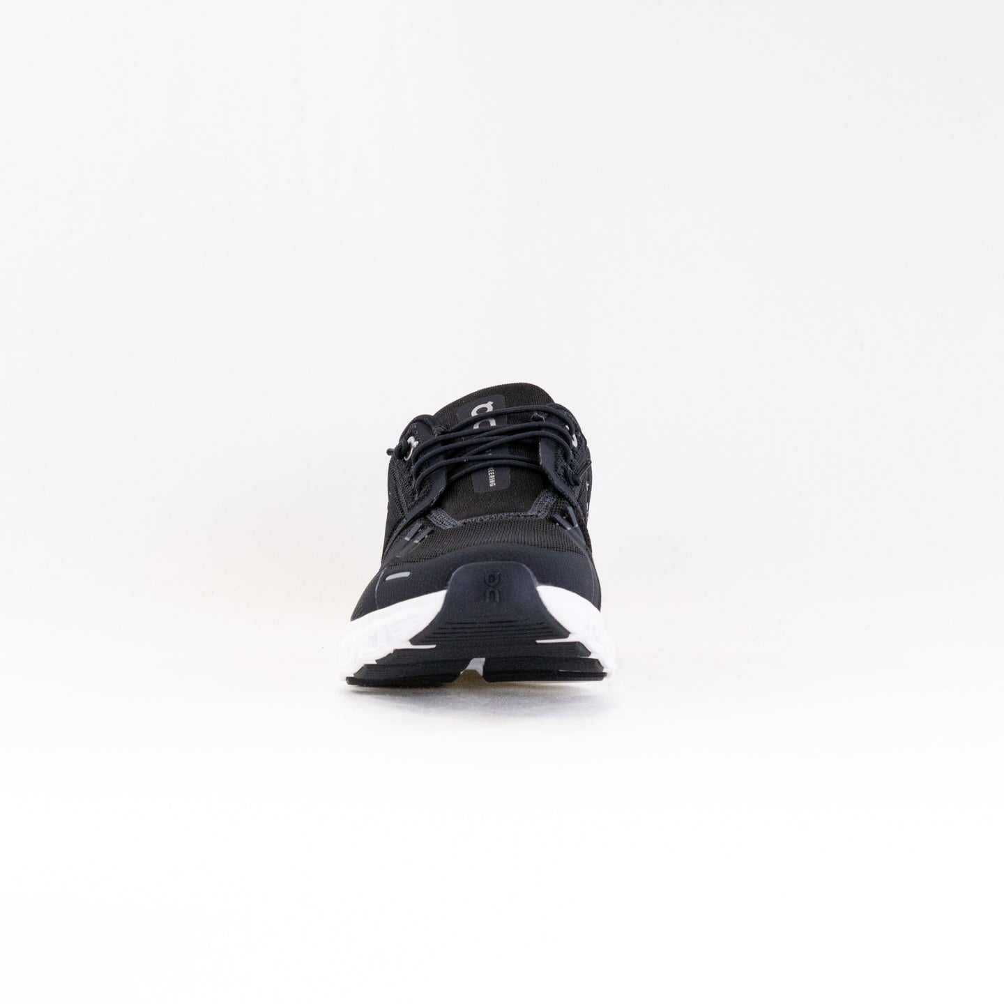On Women's Running Shoes - Cloud 6 in Stylish Black and White Color Scheme