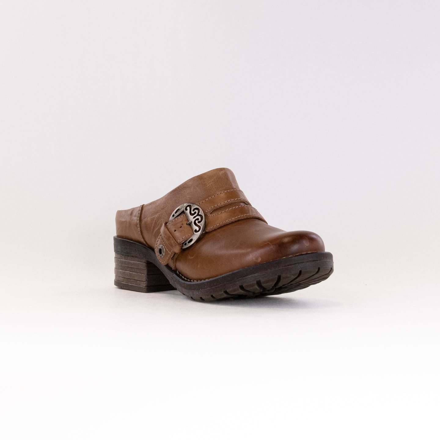 Women's Summer Saddle Leather Dromedaris Karina Low - Cut Clogs