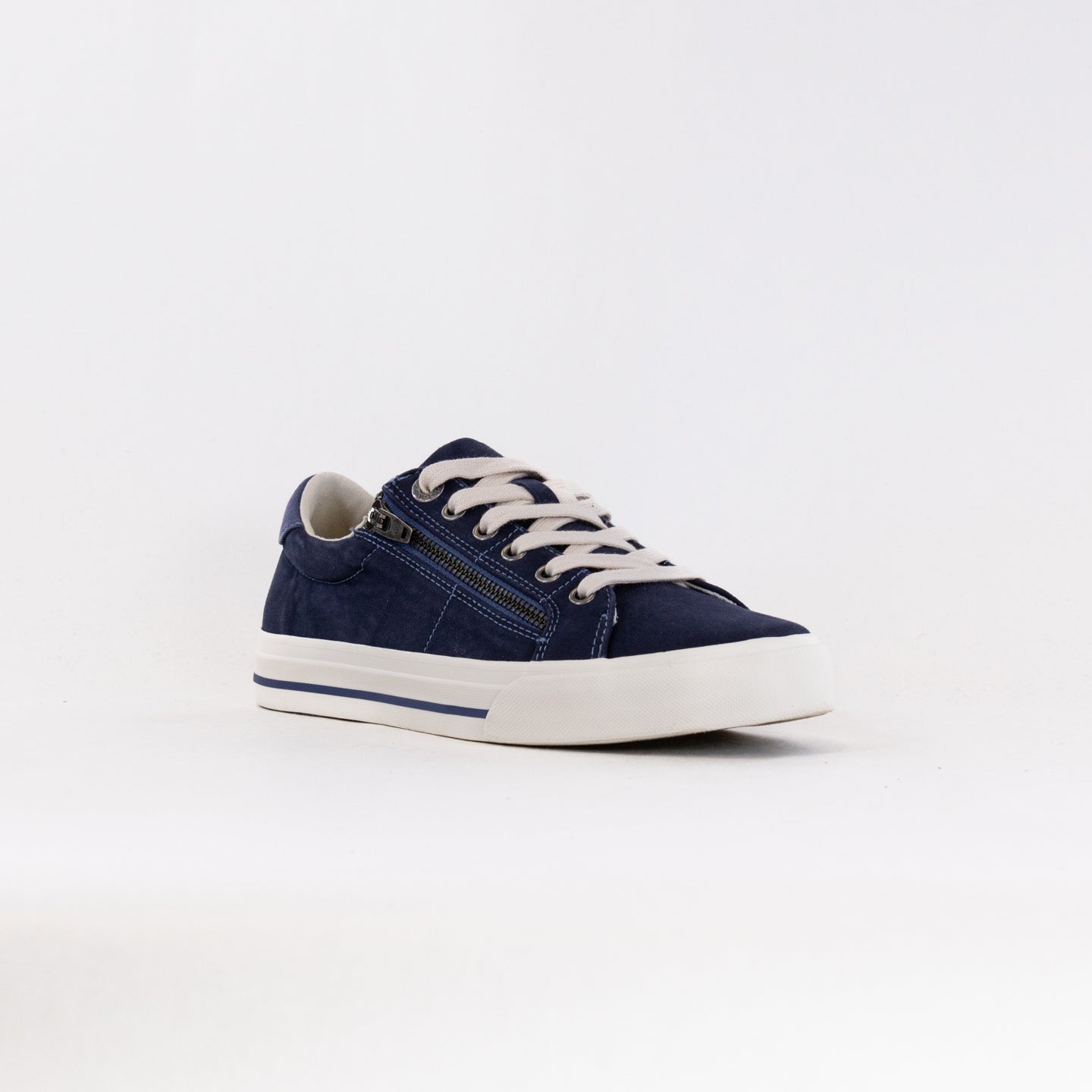 Stylish Women's Taos Z Soul Canvas Sneakers in Navy/Indigo