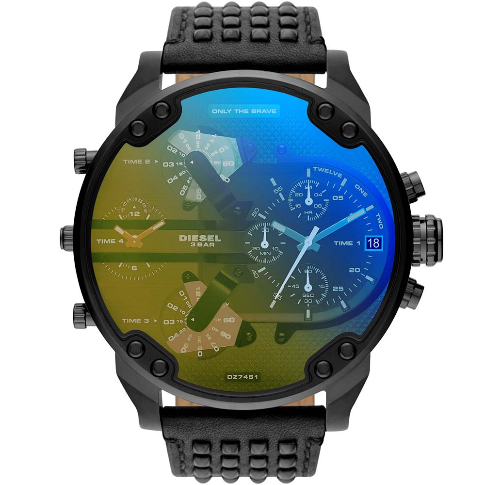 Diesel Men's DZ7451 Mr Daddy Stylish Black Wristwatch