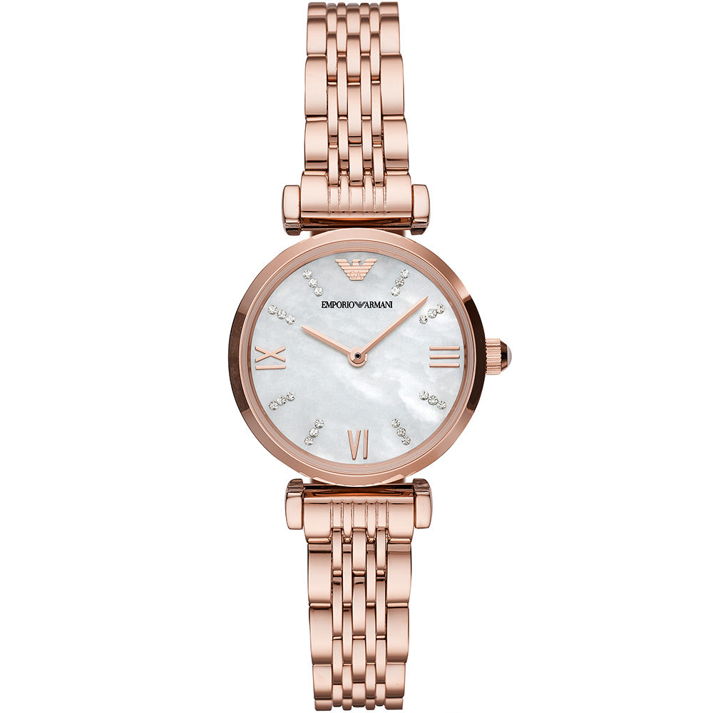 Emporio Armani Stylish Rose Gold Women's Wristwatch - Model AR11316