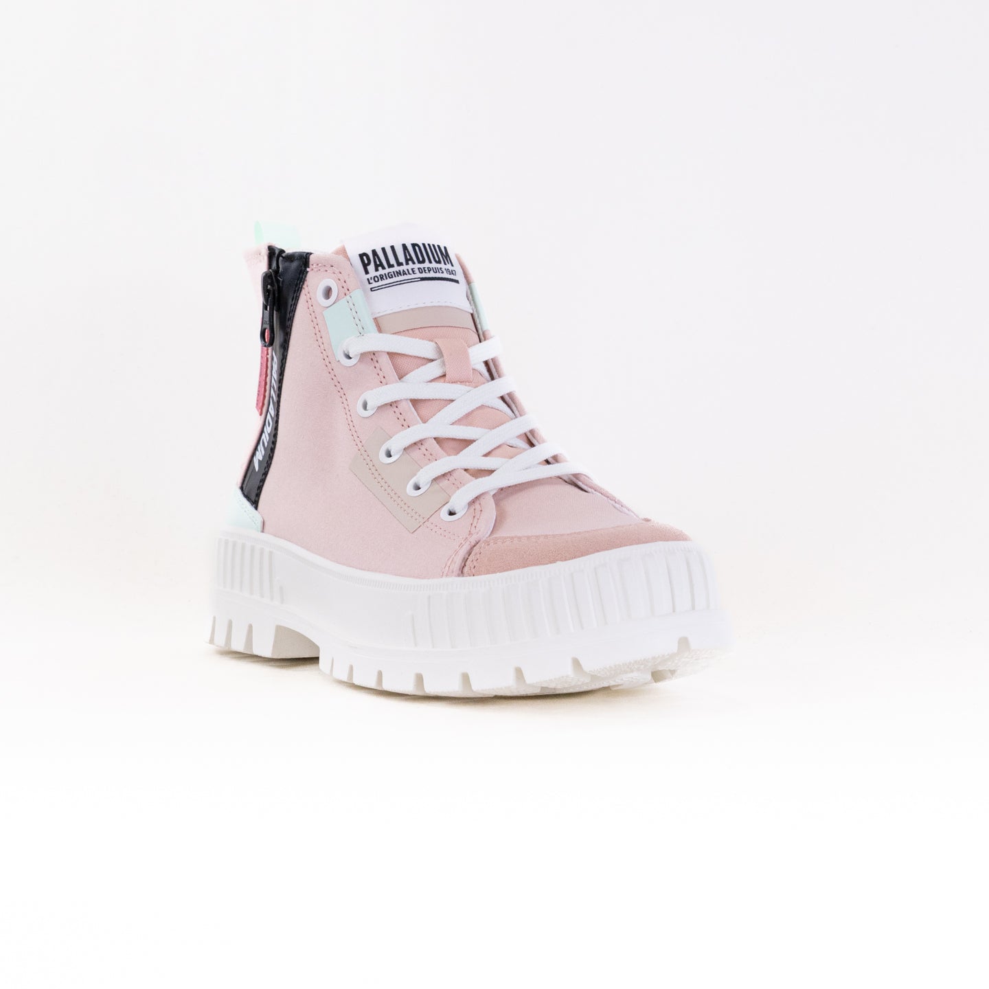 Women's Palladium Pallashock Backzip 2 Sneakers in Nature Pink