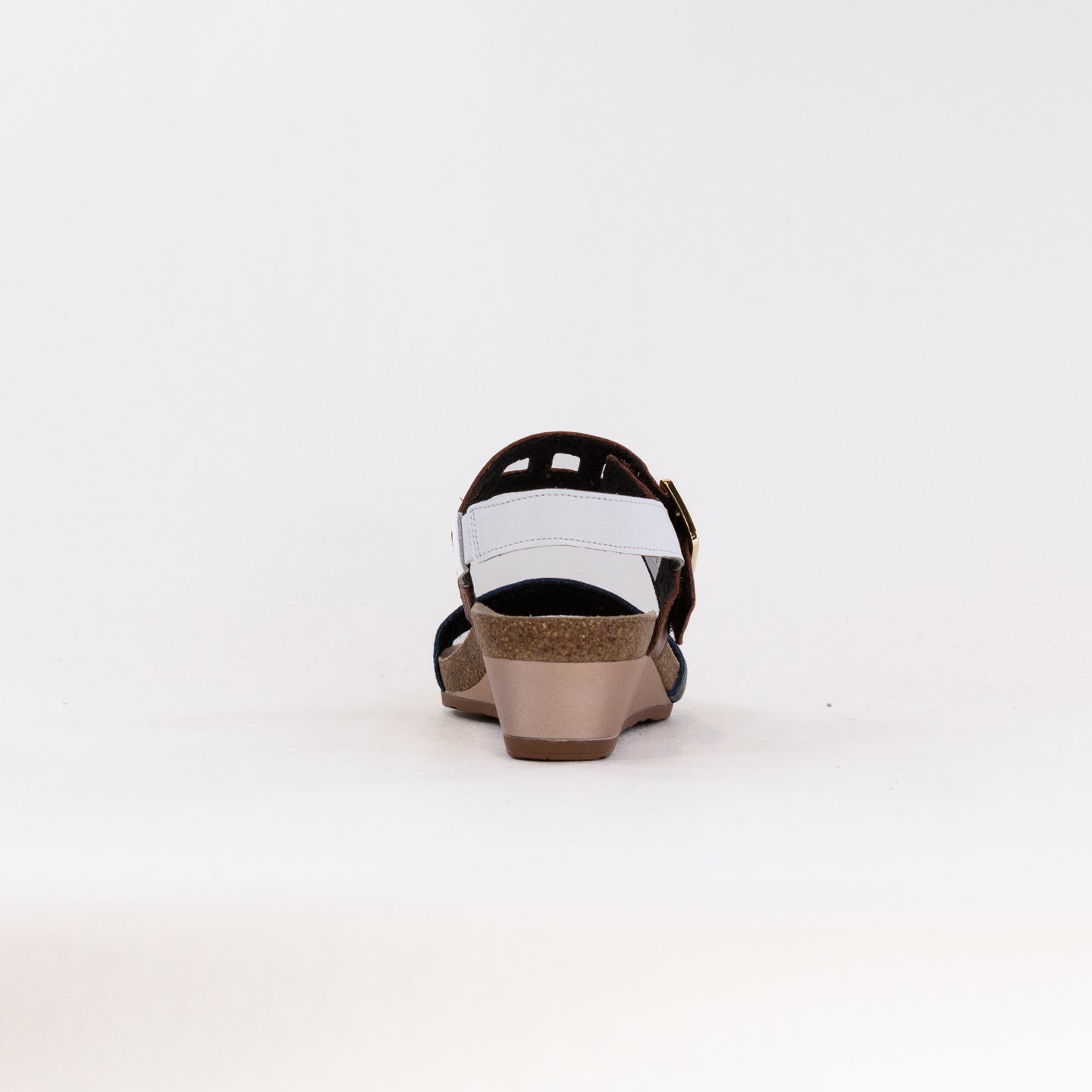 Naot Women's Dynasty Sandals - Soft Ink, Soft White, and Chestnut Colors