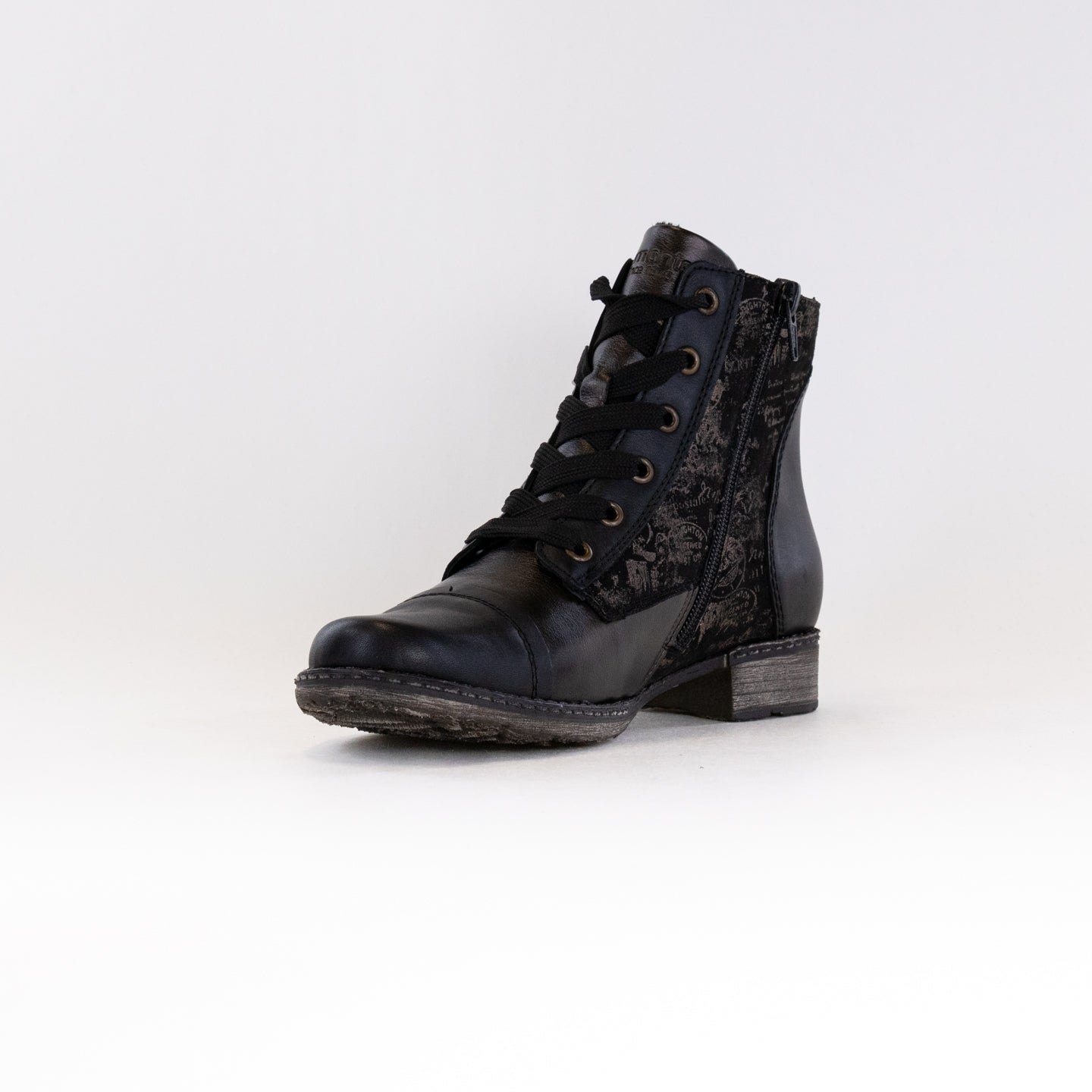 Women's Black Remonte Chandra 81 Ankle Boots with Comfort Features