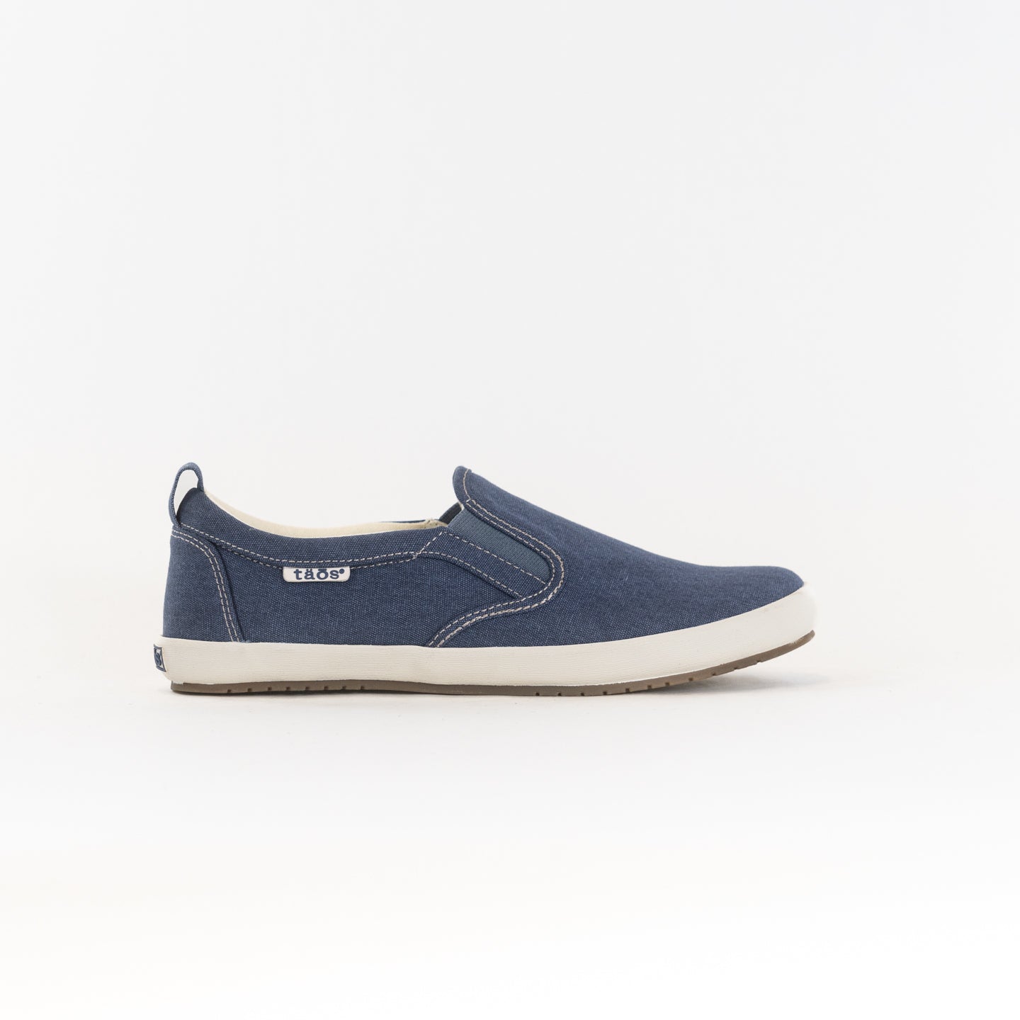 Taos Women's Blue Washed Canvas Slip-on Dandy Casual Shoes