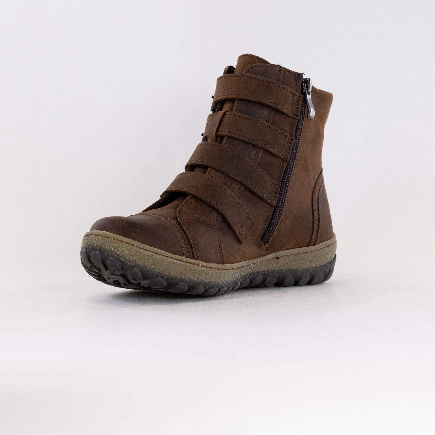 V-Italia Women's Stylish Kiki Brown Leather Boots for Fashion Enthusiasts
