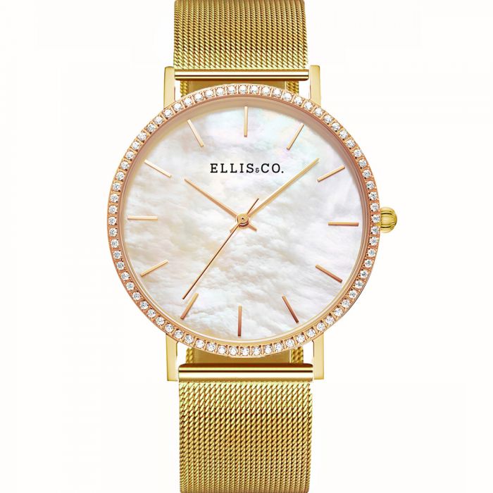 Ellis & Co Sena Women's Elegant Gold-Plated Analogue Watch