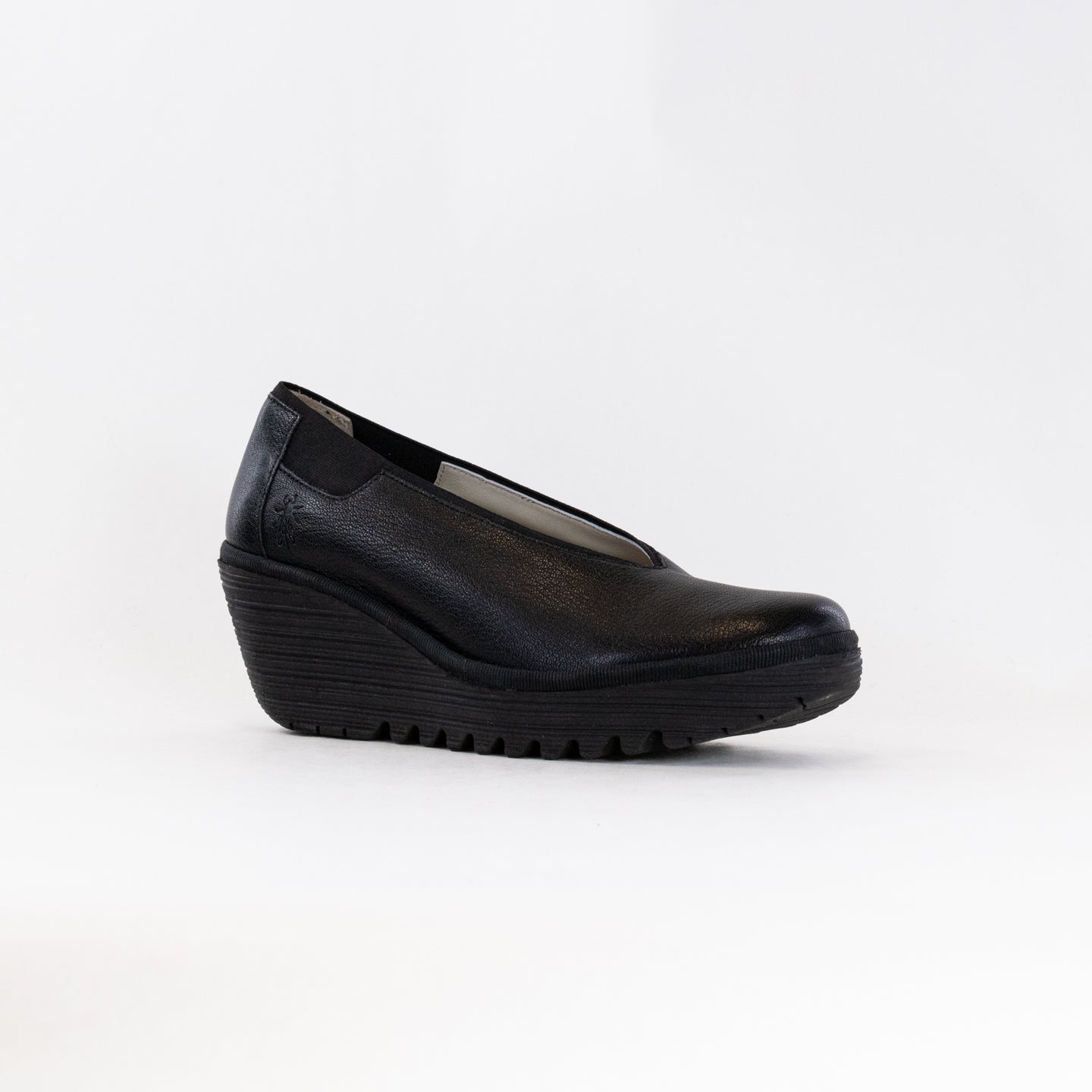 Stylish Women's Black FLY LONDON YOZA438FLY Heels