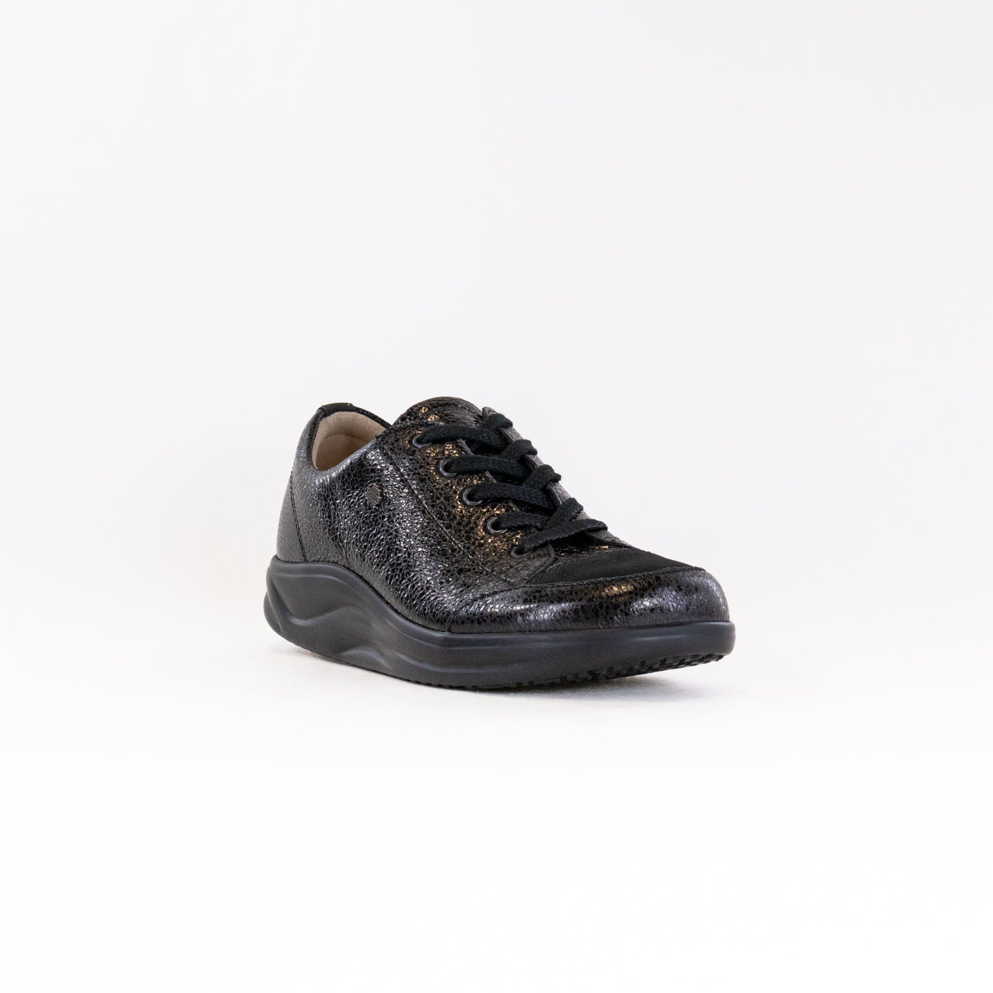 Finn Comfort Women's Ikebukuro Leather Lace - Up Shoes in Black