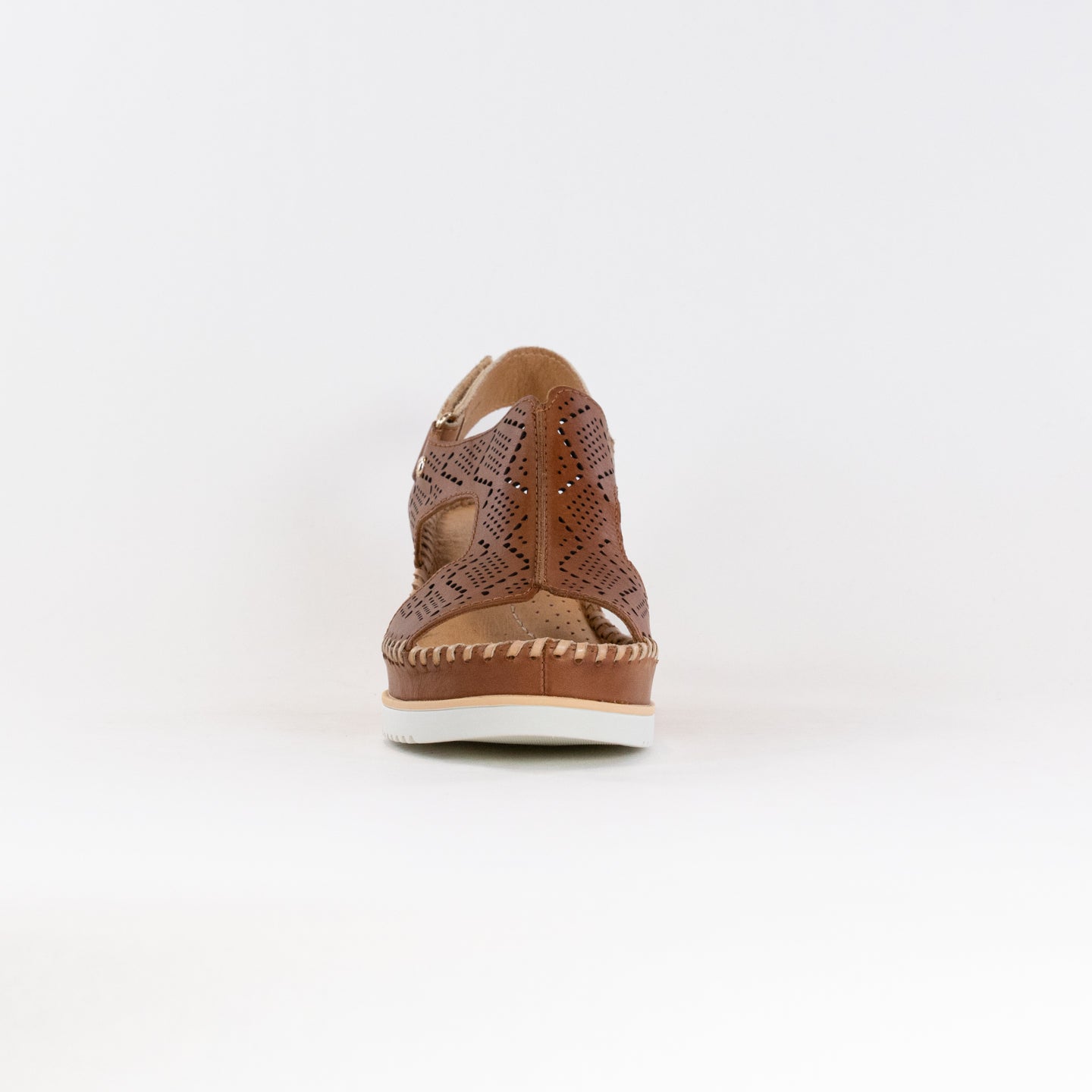 Pikolinos Women's Aguadulce W3Z-1775C1 Brandy Perforated Leather Sandals